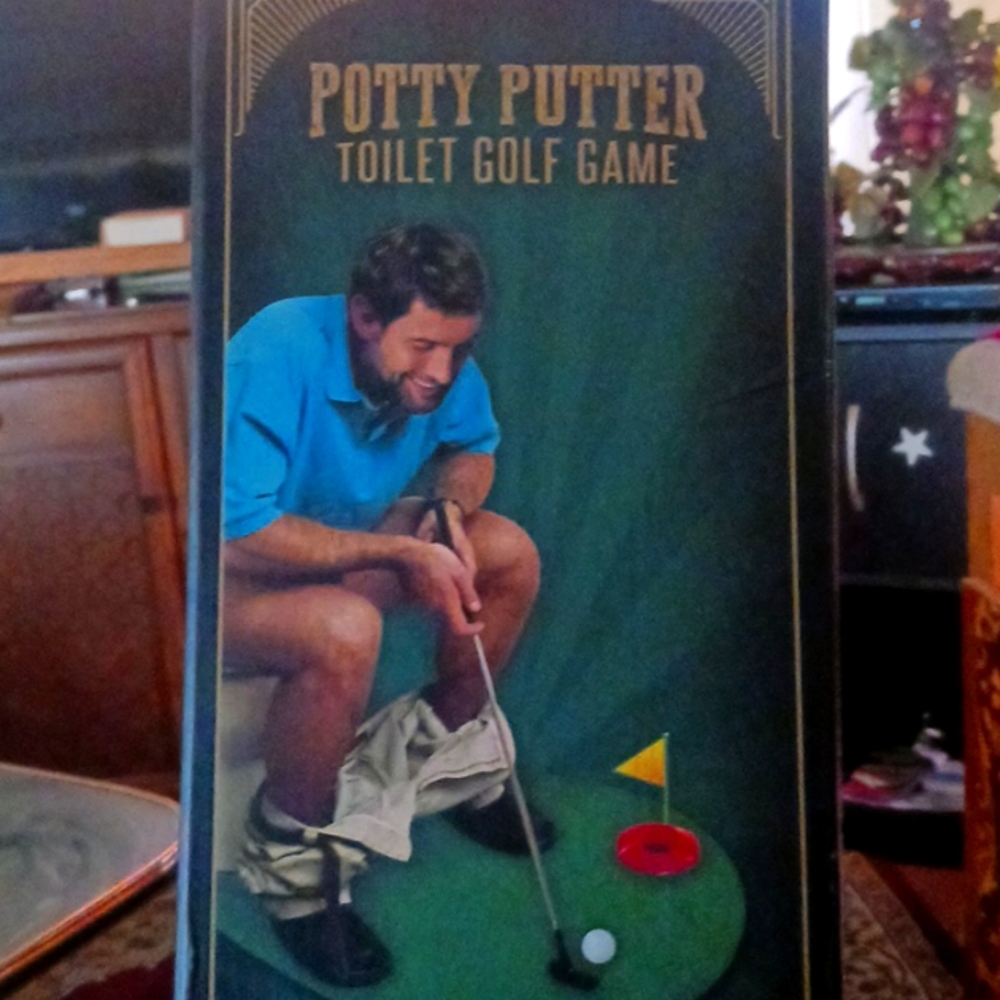 NIB Potty Putter Toilet Golf Game | novelty gift | Father’s Day | funny